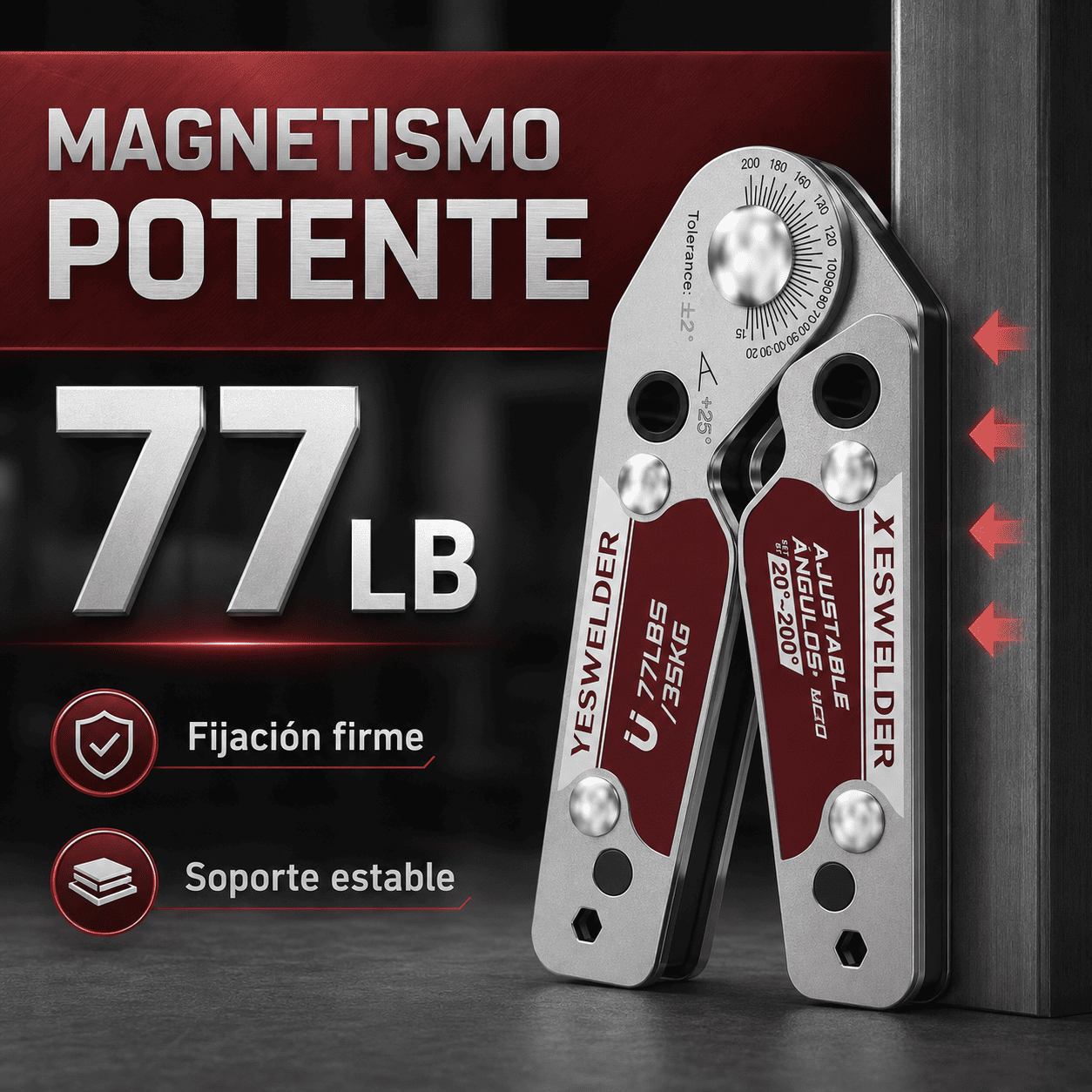 SoldaMag® ¡Más estabilidad al soldar!