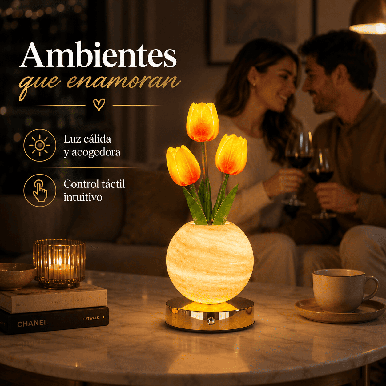 Lampara TulipGlow® ¡Ilumina y decora con estilo!