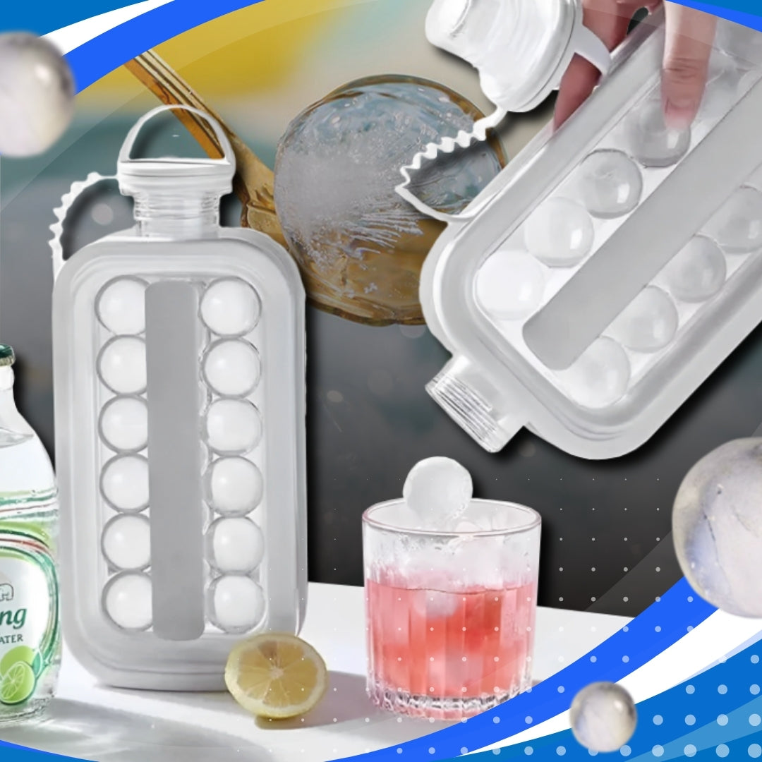 2x1 IceMaker Pro® ¡Crea esferas de hielo uniformes!