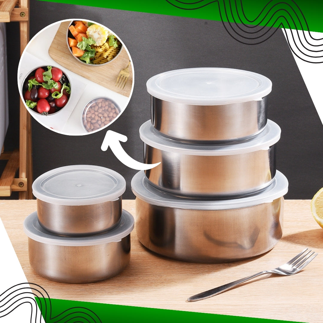 x10 InoxBowl® ¡Organiza y conserva tus alimentos!