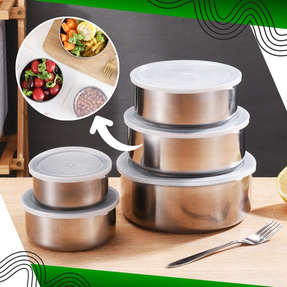 x10 InoxBowl® ¡Organiza y conserva tus alimentos!