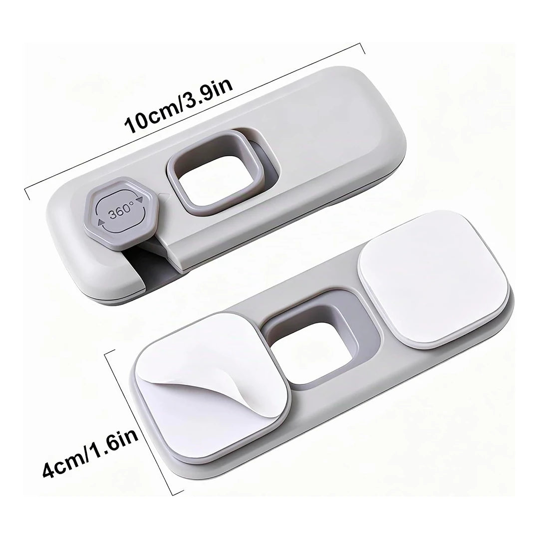 Pack x6 Cerradura De Seguridad Adhesiva 3M Para Nevera A Prueba De Niños