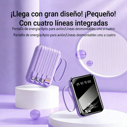 Pack X2 Cargador Portátil Power Bank 20w Carga Rápida 10000mah