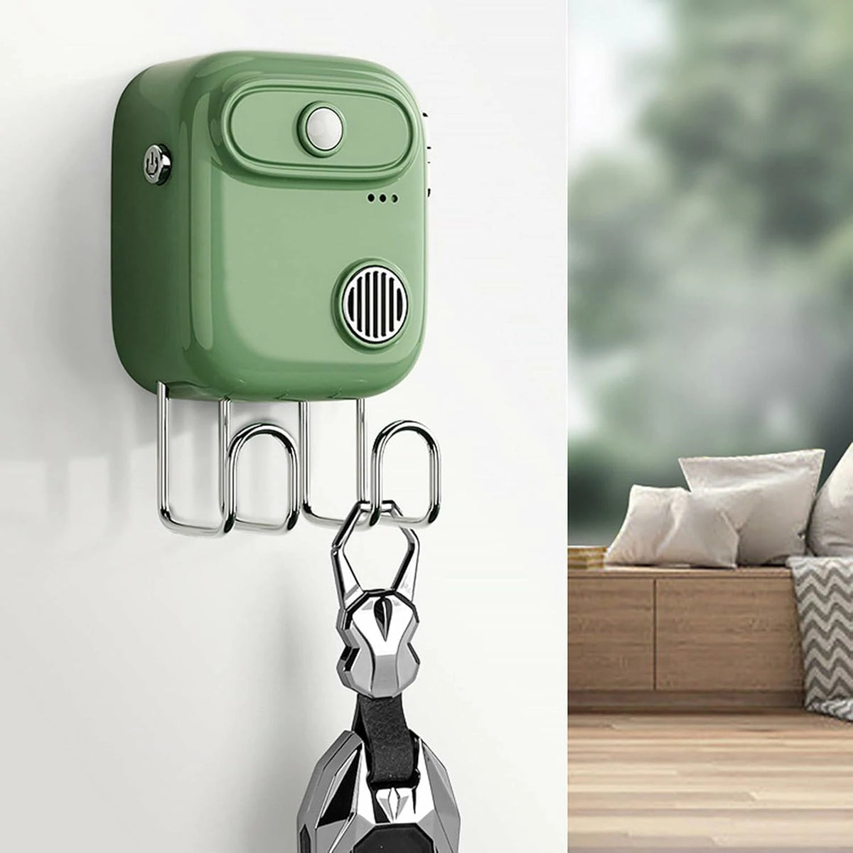 Pack X2 Soporte De Llaves Inteligente Para Pared Con Recordatorio De Voz Y Sensor Movimiento