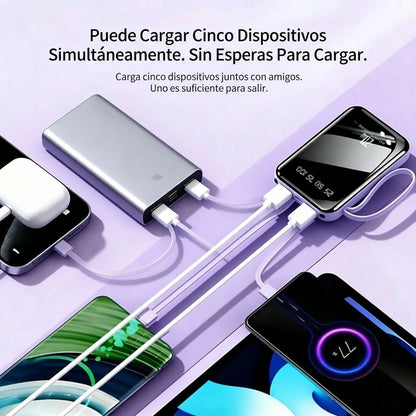 Pack X2 Cargador Portátil Power Bank 20w Carga Rápida 10000mah
