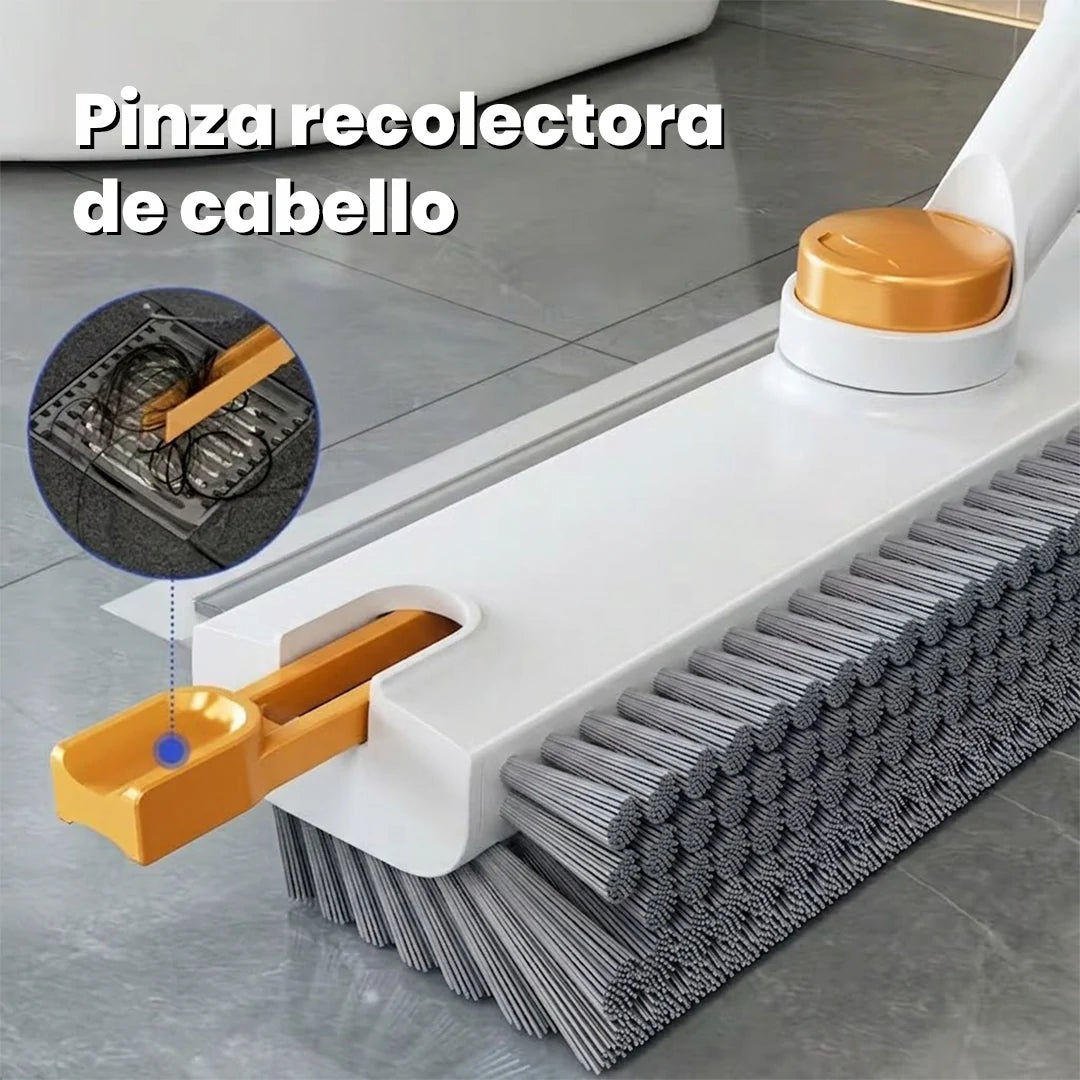 Cepillo de Piso 3 en 1 Con Cabezal Giratorio 360°