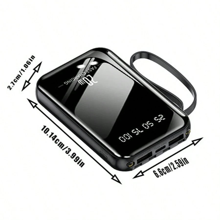 Pack X2 Cargador Portátil Power Bank 20w Carga Rápida 10000mah