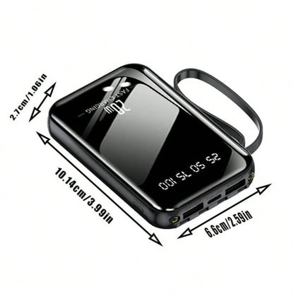 Pack X2 Cargador Portátil Power Bank 20w Carga Rápida 10000mah