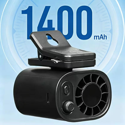 Pack X2 Ventilador Para Carro Pantalla LED Con Agarre Clip 360° Recargable