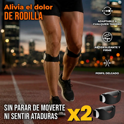 Pack X2 Bandas De Soporte Para Tendón Rotuliano