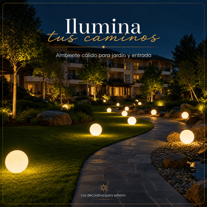 EsferaGlow® ¡Haz más atractivo tu patio!