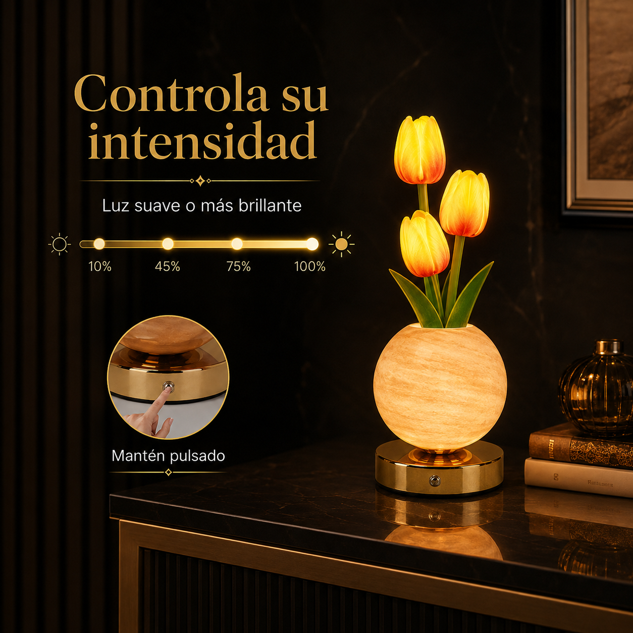 Lampara TulipGlow® ¡Ilumina y decora con estilo!