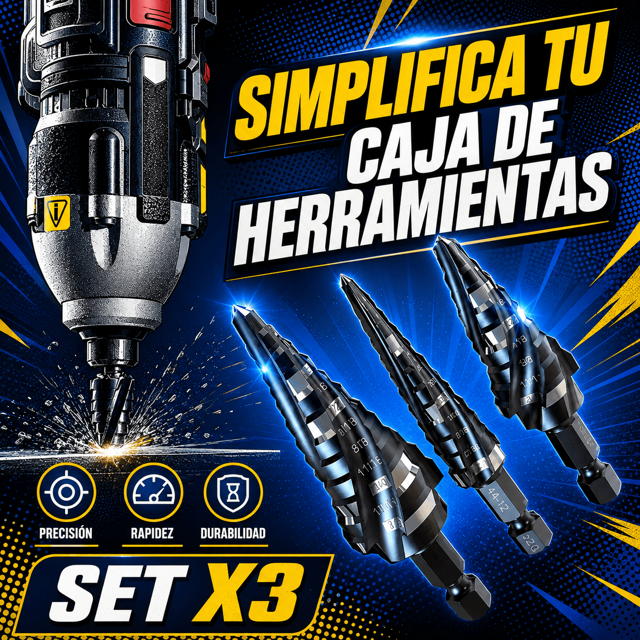 Brocas MetalFast 3x® ¡Trabaja con mayor control!