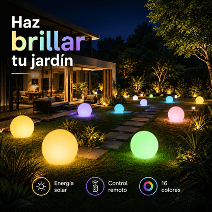 EsferaGlow® ¡Haz más atractivo tu patio!