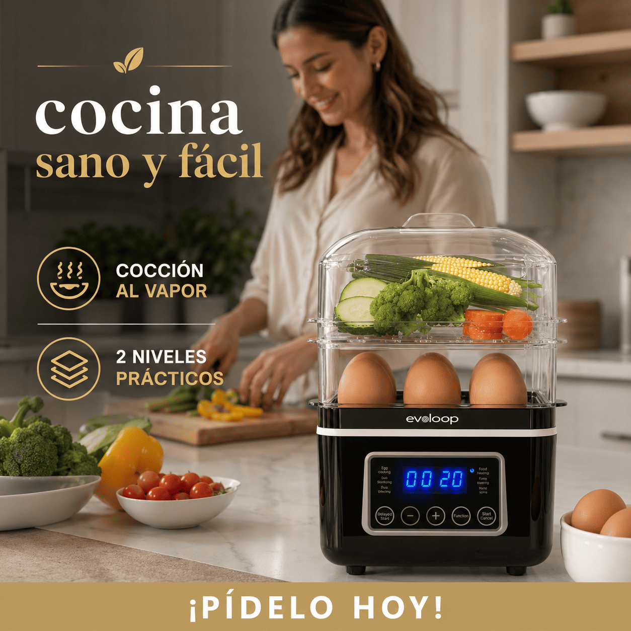 VaporDuo® ¡Prepara tus favoritos al vapor!