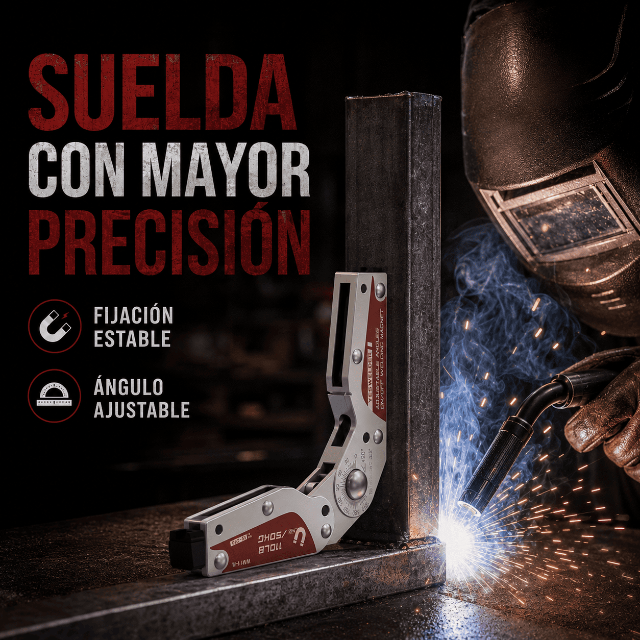 SoldaMag® ¡Más estabilidad al soldar!