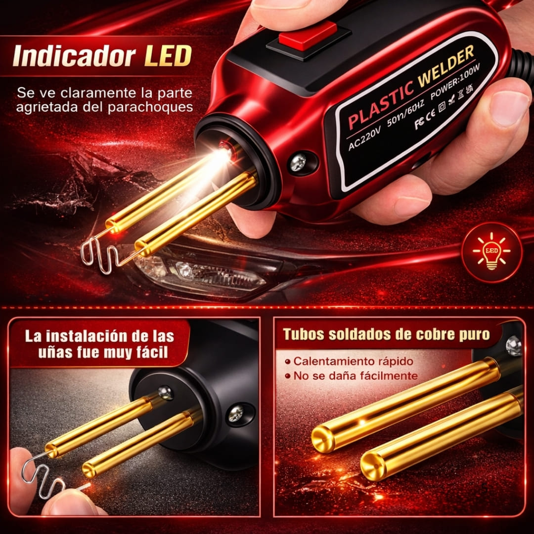 PlasticFix Pro® ¡Repara y refuerza piezas de plástico dañadas!
