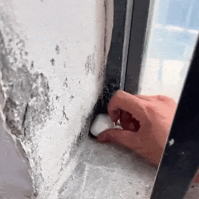 Masilla Selladora Impermeable Blanca Con Acabado Limpio y Bloqueo de Plagas