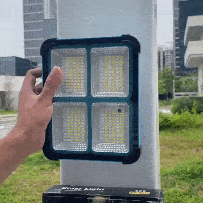 Lámpara LED Solar de Trabajo 10000 Lúmenes 16500mAh con Control Remoto