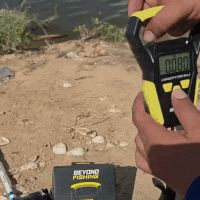 Kit X2 Báscula Digital 2 En 1 Portátil de Pesca 50kg Con Cinta Métrica Integrada