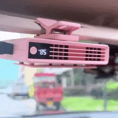 Ventilador de Reposacabezas para Carro 3 Velocidades USB — Aire Frío para Asiento Trasero, Bebés y Mascotas