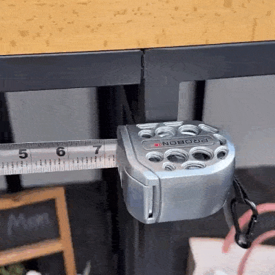 Cinta Métrica Magnética Pro 25 ft Con Acero Inoxidable, Doble Escala e Imán Integrado