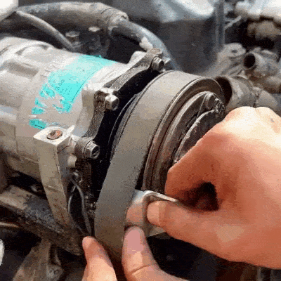 Kit Profesional 4 Piezas Extractor e Instalador de Correa Elástica — Acero de Aleación Universal Para Auto, Camión y SUV