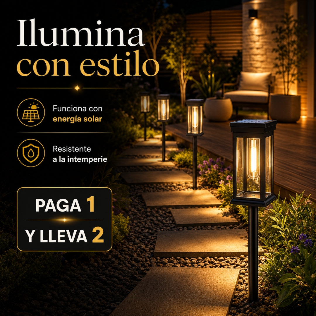 SolarLux® ¡Dale elegancia a tu entrada!