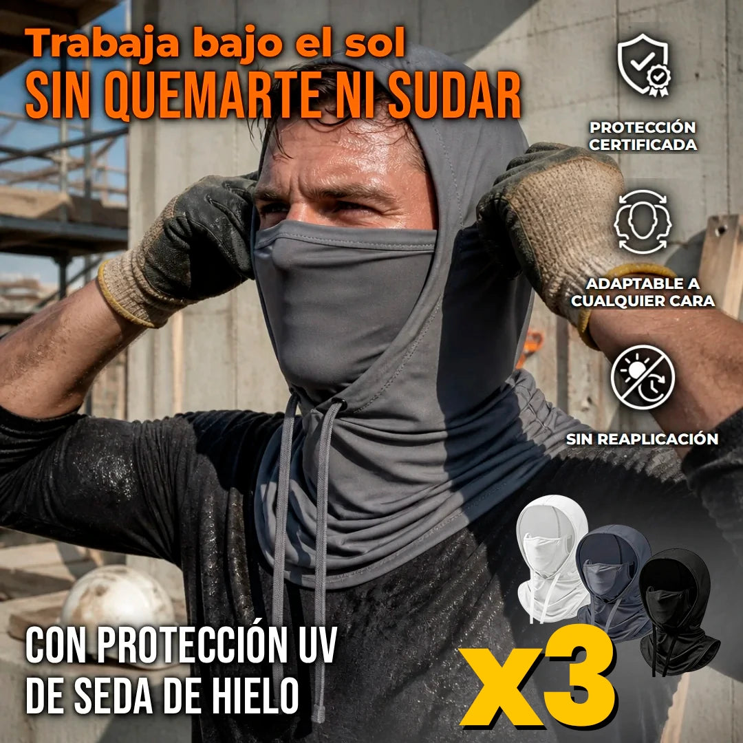 Pack x3 Máscara Balaclava Completa / Pasamontañas Para Protección Solar