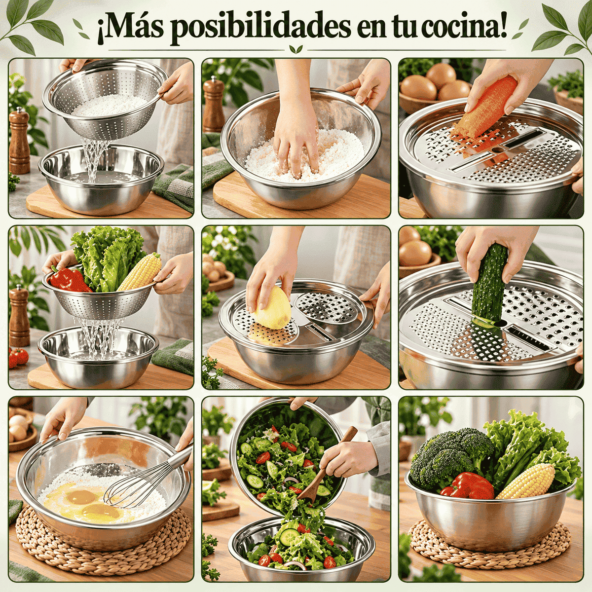 Kit MultiStrainer 3x® ¡Lleva practicidad a tus recetas!