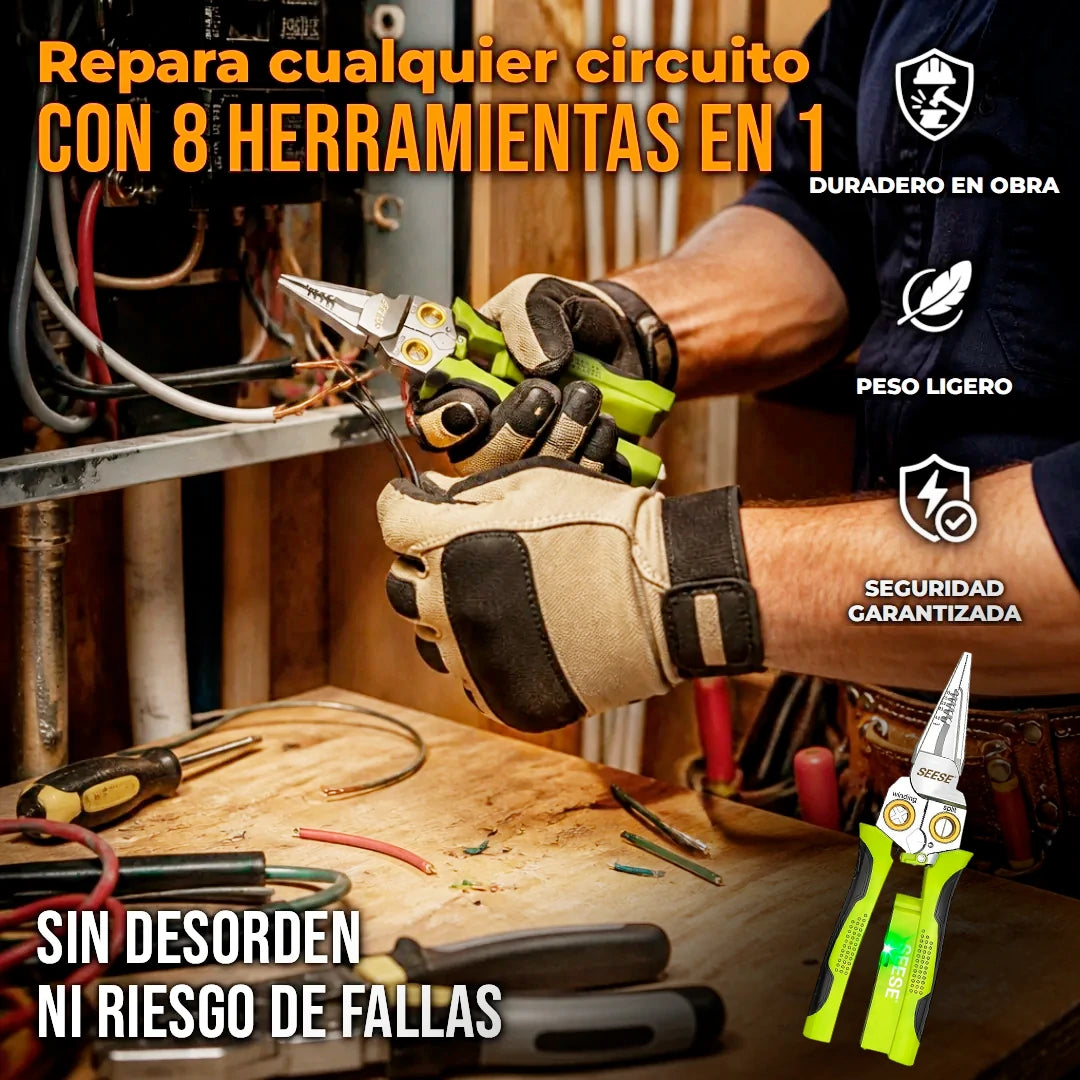 Pelacables 8 En 1 Profesional Multifunción Para Electricista