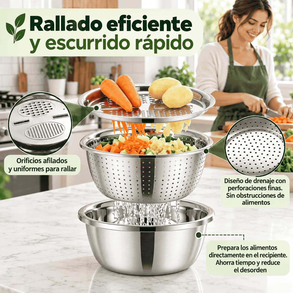 Kit MultiStrainer 3x® ¡Lleva practicidad a tus recetas!