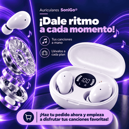Auriculares SoniGo® ¡Lleva tu playlist a donde vayas!