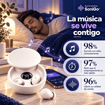 Auriculares SoniGo® ¡Lleva tu playlist a donde vayas!