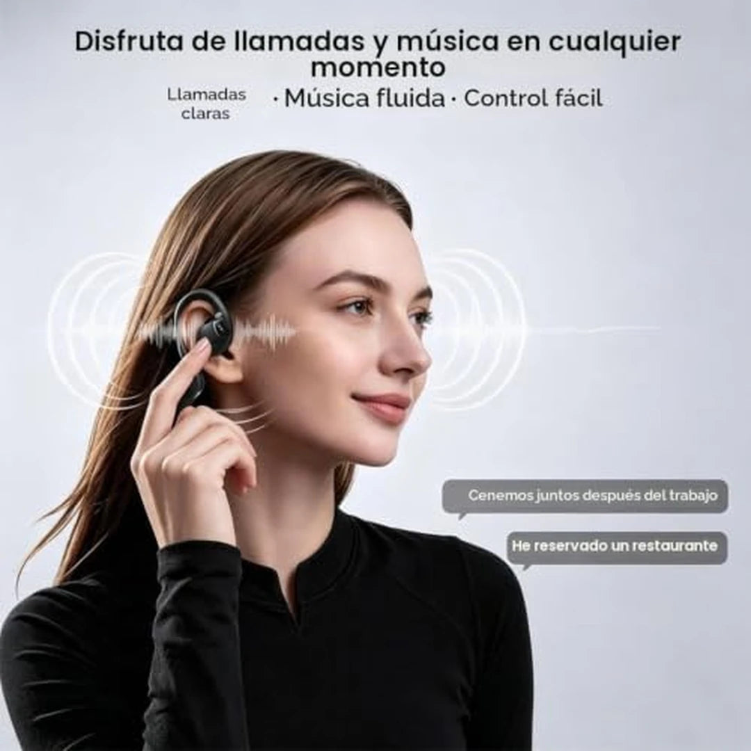 Audífonos Con Cámara Estabilizada Inalámbricos Con Traducción IA IP67