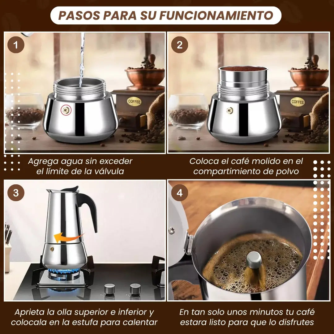 Cafetera Espresso Lite®︎ ¡Disfruta de mañanas sabrosas!