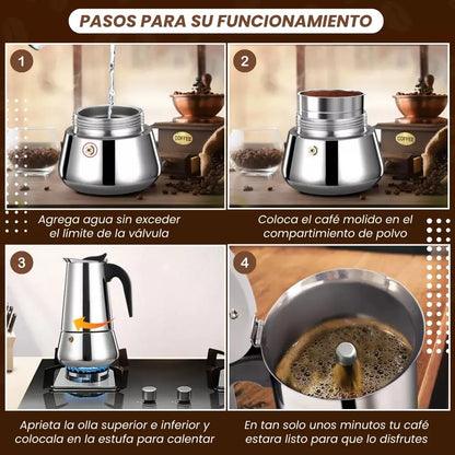 Cafetera Espresso Lite®︎ ¡Disfruta de mañanas sabrosas!