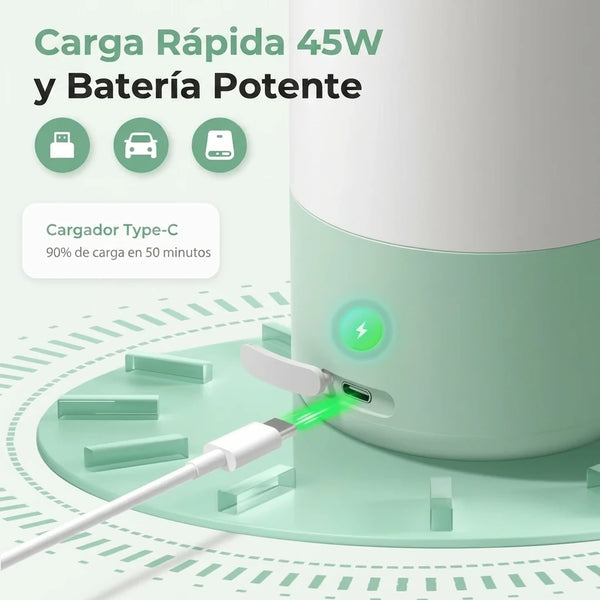 Calentador de Biberones Portátil Con Batería 16000 mAh y Control Exacto de Temperatura