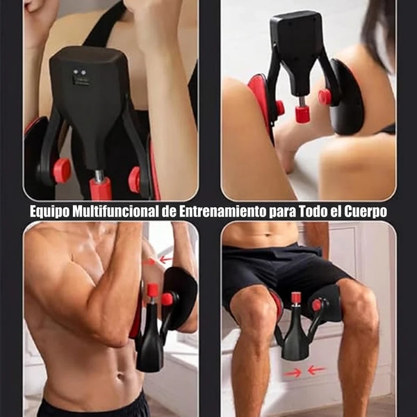 Entrenador 3 en 1 de Suelo Pélvico y Muslos Con Contador y Resistencia Ajustable 16 kg