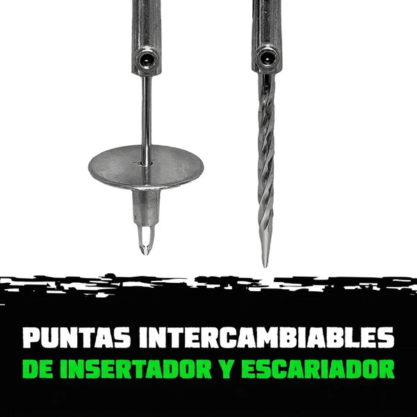 Kit Antipinchazos Profesional Rhino USA 86 Piezas — Reparación de Llantas Sin Cámara para Auto, Moto, Camioneta, ATV y RV