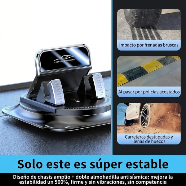 Kit x3 Soporte de Celular Para Tablero Con Rotación 360° / Sin Adhesivo Antideslizante
