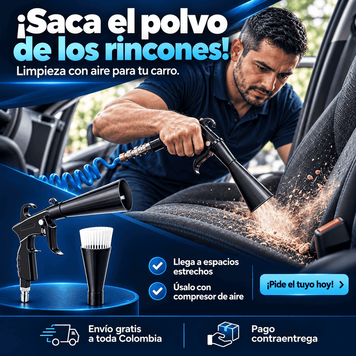 Soplador TornadoJet® ¡Limpia de forma práctica!