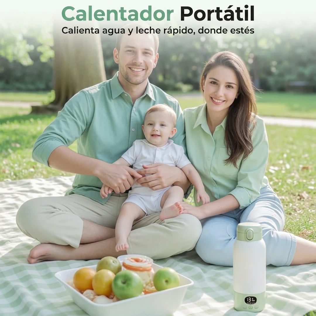 Calentador De Biberones Portátil Inalámbrico Con Control de Temperatura