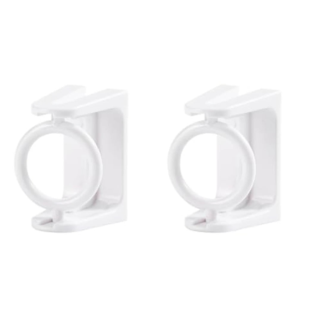 Pack X20 Soporte Adhesivo Giratorio 360° Para Barra De Cortina