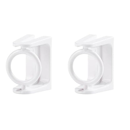 Pack X20 Soporte Adhesivo Giratorio 360° Para Barra De Cortina