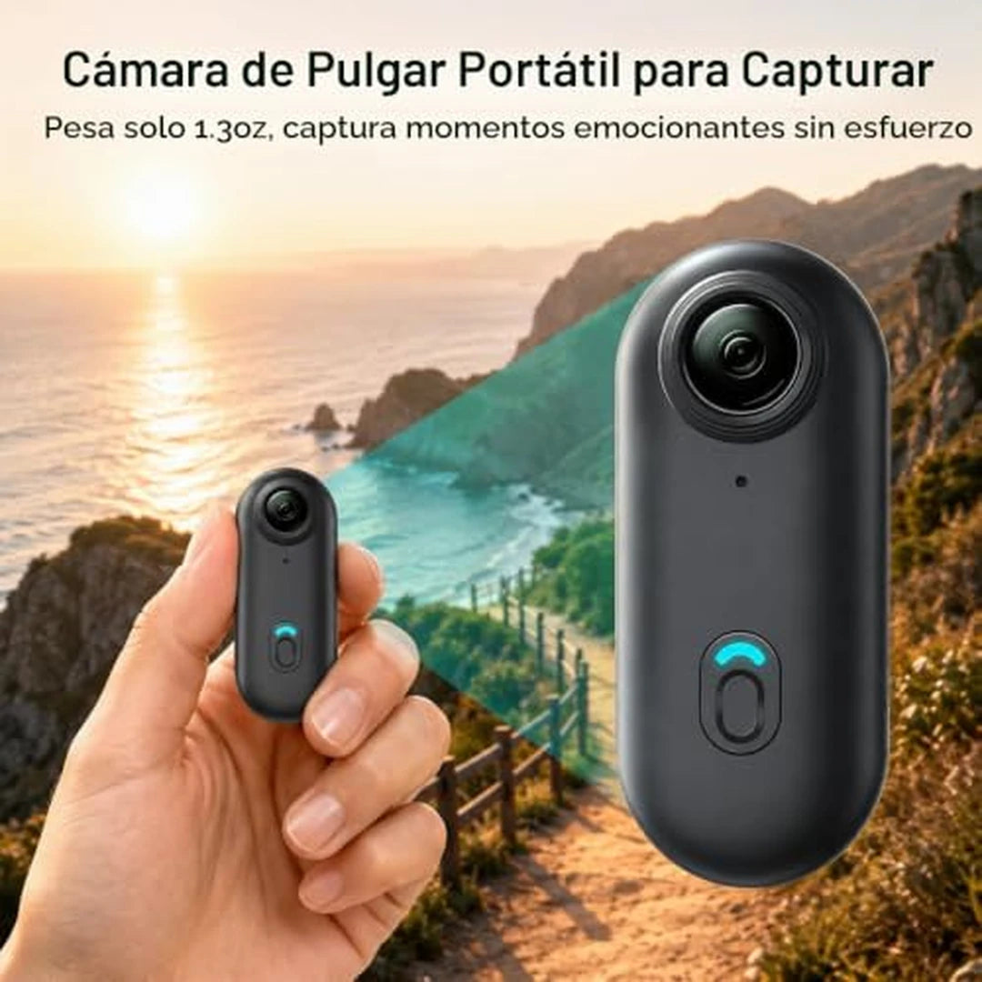 Mini Cámara Corporal PRO Deportiva 4K Estuche Sumergible
