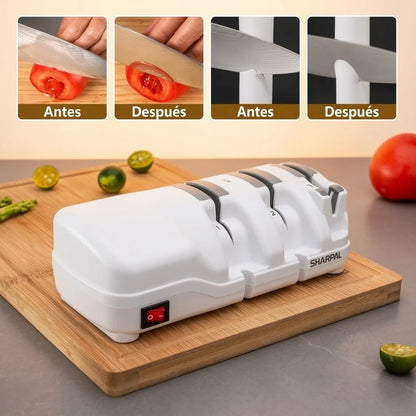 Afilador De Cuchillos Eléctrico Ultra Silencioso 3 Fases