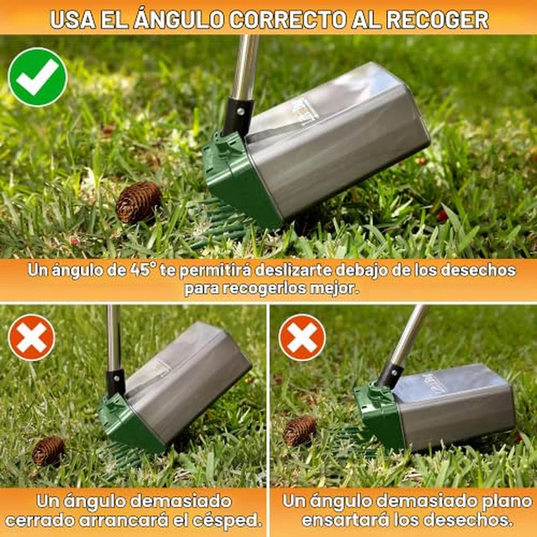 Recogedor Para Excrementos De Mascotas Con Mango Largo