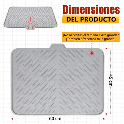 Pague 1, Lleve 2 🎁 Tapete Escurridor De Silicona Para Secado De Platos