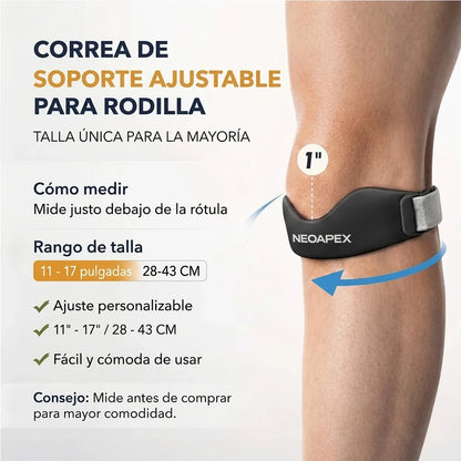 Pack X2 Bandas De Soporte Para Tendón Rotuliano
